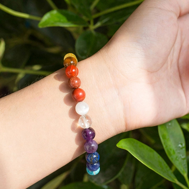 Women's Colored Artificial Natural Stone Bracelet, Everyday Wear